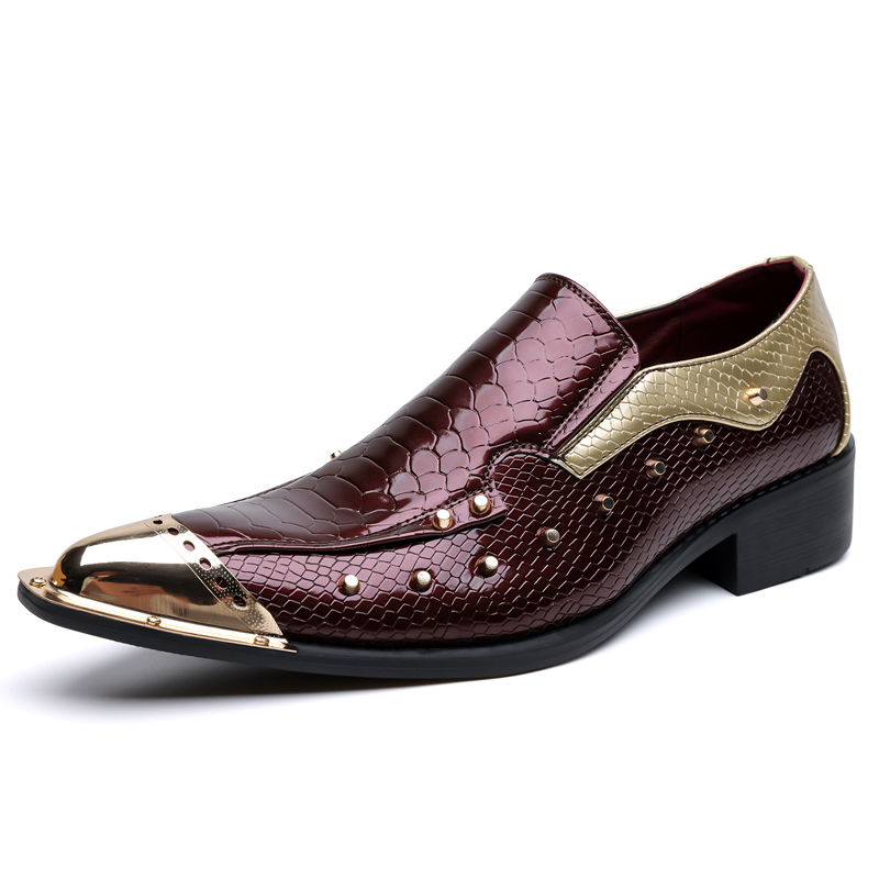 Autumn Men's Shoes Spike Pytho - Commercial Print Model review and price