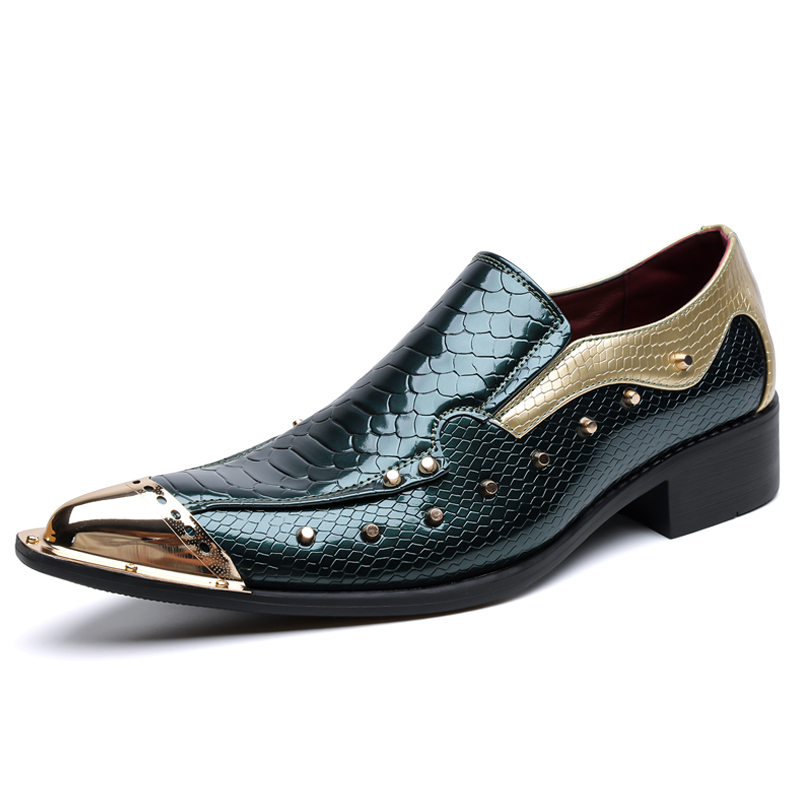 Autumn Men's Shoes Spike Pytho - Commercial Print Model review and price