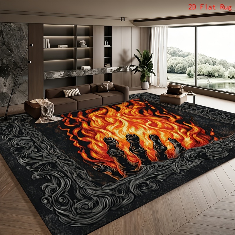 2D Black Cat Rock Crack Print  - Commercial Printing Usa review and price