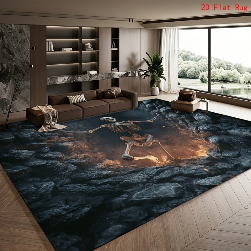 2D Black Cat Rock Crack Print  - Commercial Printing Usa review and price